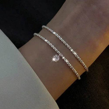 925 Sterling Silver Bracelet Partial Pearls Knots Bracelets for Women Fashion Luxury Design Bead Charm Bracelet Party Jewelry - Imbasat