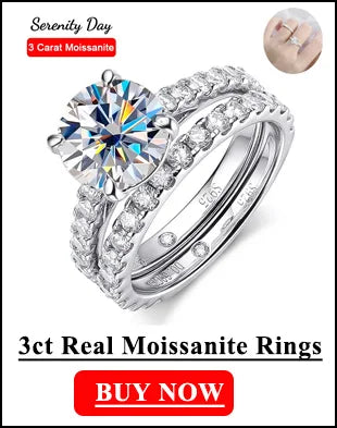 1ct D VVS1 Moissanite Pendant Necklace for Women Wedding Bridal 100% S925 Sterling Silver Necklace Plated 18K Anniversary Gift