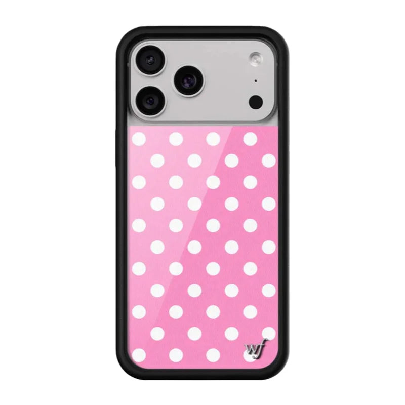 Wildflower 3D Cute Black white brown yellow Polka Dots Phone case For iPhone