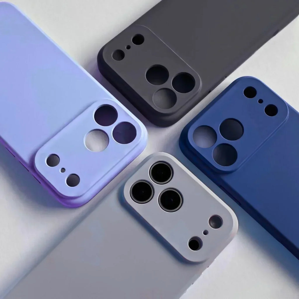 Soft Liquid Silicone Phone Case For iPhone