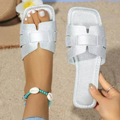 Summer Slipper Women Shoes Ladies High Quality Slides Sandals Womens Shoes New Fashion Design Beach Flat Shoes Female Slippers - Imbasat