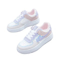 Lace-up Flat Casual Shoes Comfortable Thick-soled Round-toe Breathable