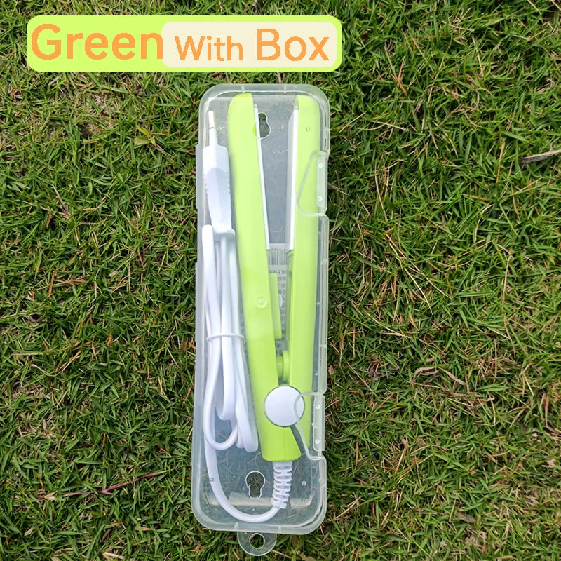 3-in-1 PTC Hair Straightener Styling Appliances Hot Combs Tools Heated Flat Iron Beard Styler Professional Brush Curling Iron