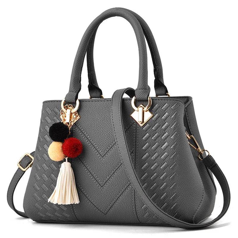 Classic Women Genuine Leather Bags High Quality Vintage Messenger Bags Luxury Women Tote Handbags for Ladies Shopper Female Bag - Imbasat
