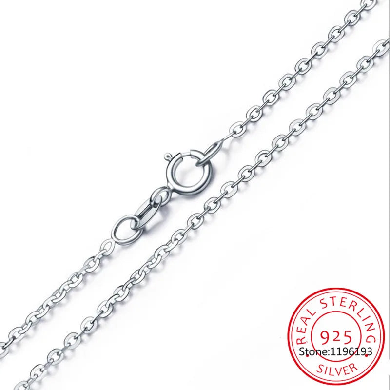 Real Moissanite Necklace Solid 925 Sterling Silver Diamond Circle Pendant Necklace for Women Men Promise Wedding Gift Jewelry