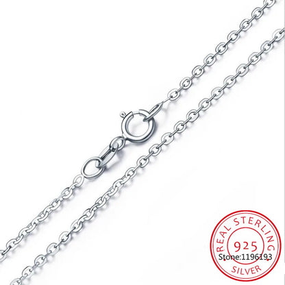 Real Moissanite Necklace Solid 925 Sterling Silver Diamond Circle Pendant Necklace for Women Men Promise Wedding Gift Jewelry