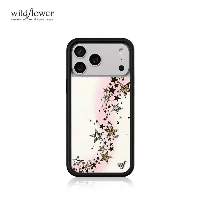 Wildflower INS Shiny Star Leopard Phone Case for iPhone