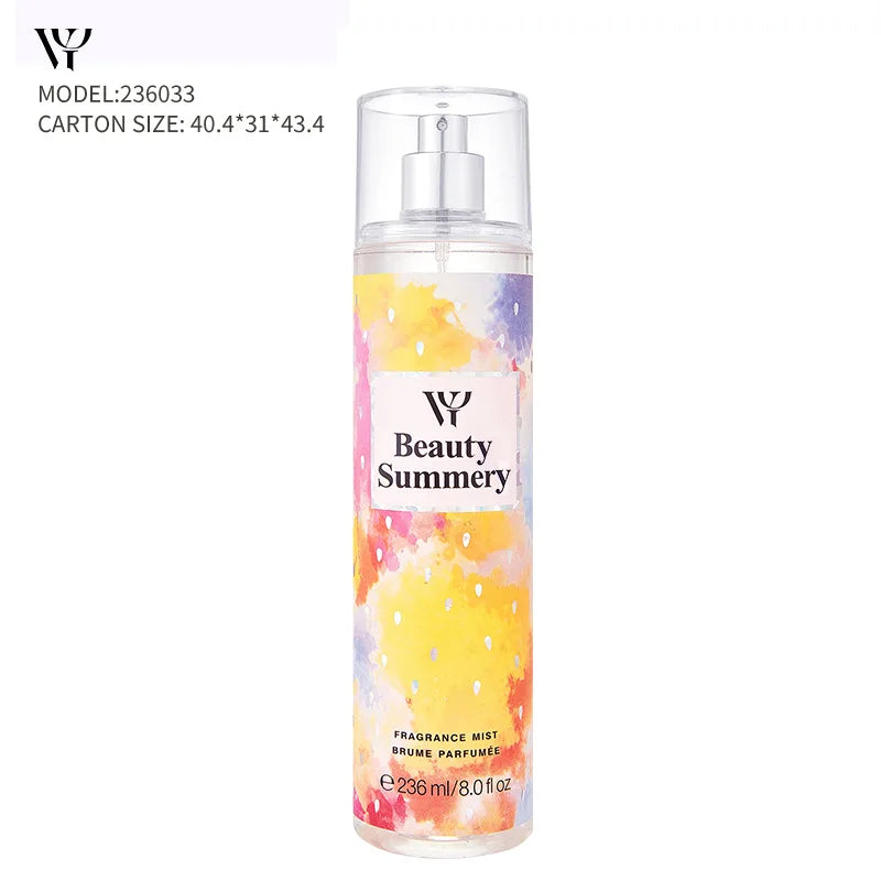 Women's Long Lasting Light Fragrance Victoria Fragrance Body Spray With Various Flavors Skin Care 236ml