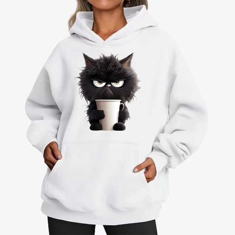 Funny Cat New Fashion Women's Hoodies Spring Autumn Winter