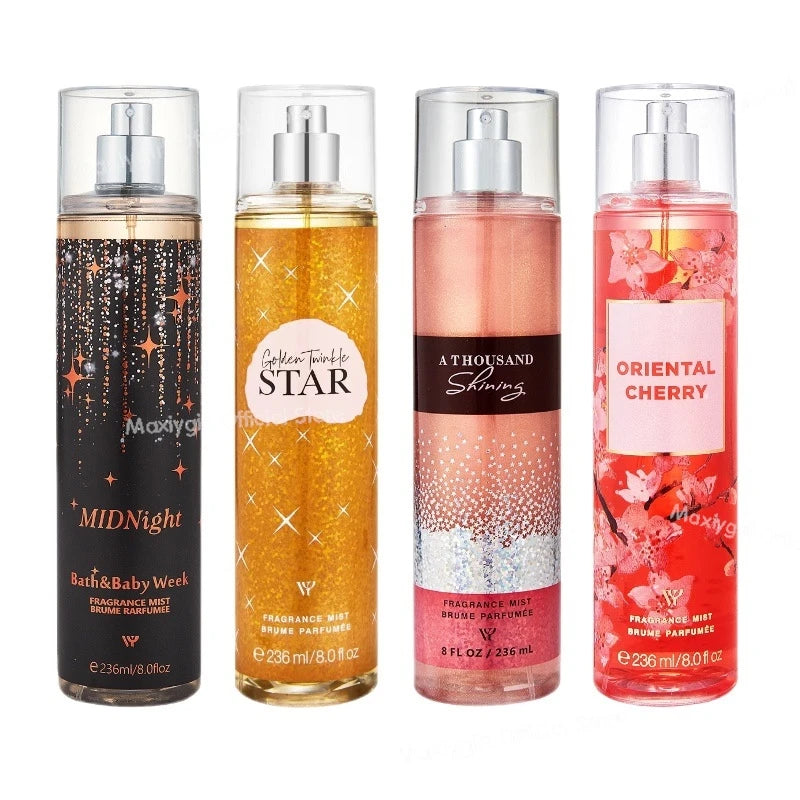 Women's Long Lasting Light Fragrance Victoria Fragrance Body Spray With Various Flavors Skin Care 236ml